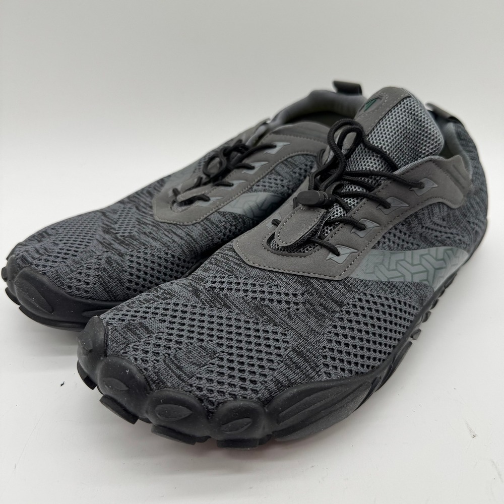 Men's US 14 Barefoot Shoes Gray Minimalist Zero Drop Athletic Water Shoes EU 48